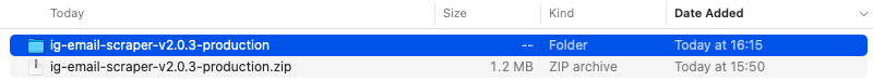 unzip europages scraper chrome extension